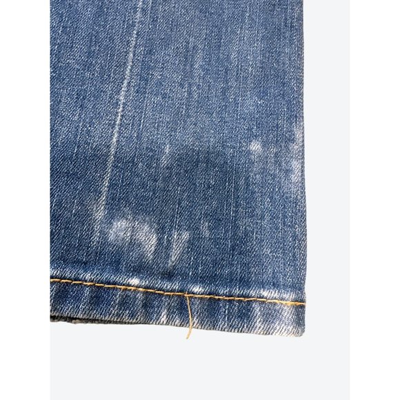 Ann Taylor LOFT Cotton Spandex Blend Curvy Boot Denim Blue Jeans Size 27/4 - Picture 16 of 16